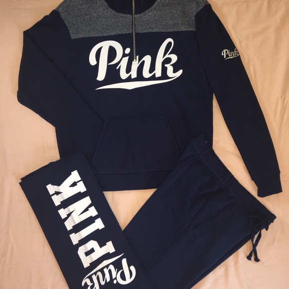 PINK Victoria's Secret Sweaters - •••SOLD•••Victoria Secret PINK Quarter Zip Outfit